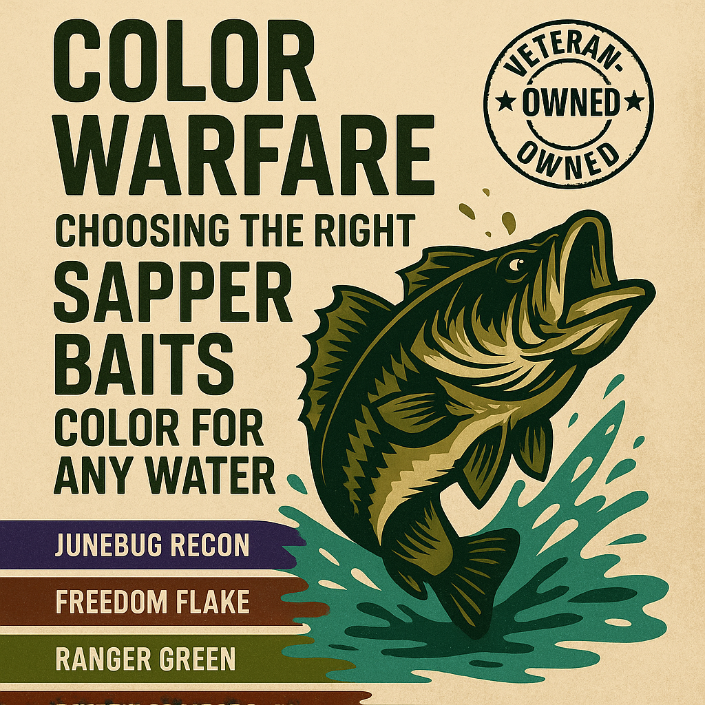 Color Warfare | Best Sapper Baits Colors for Bass Fishing