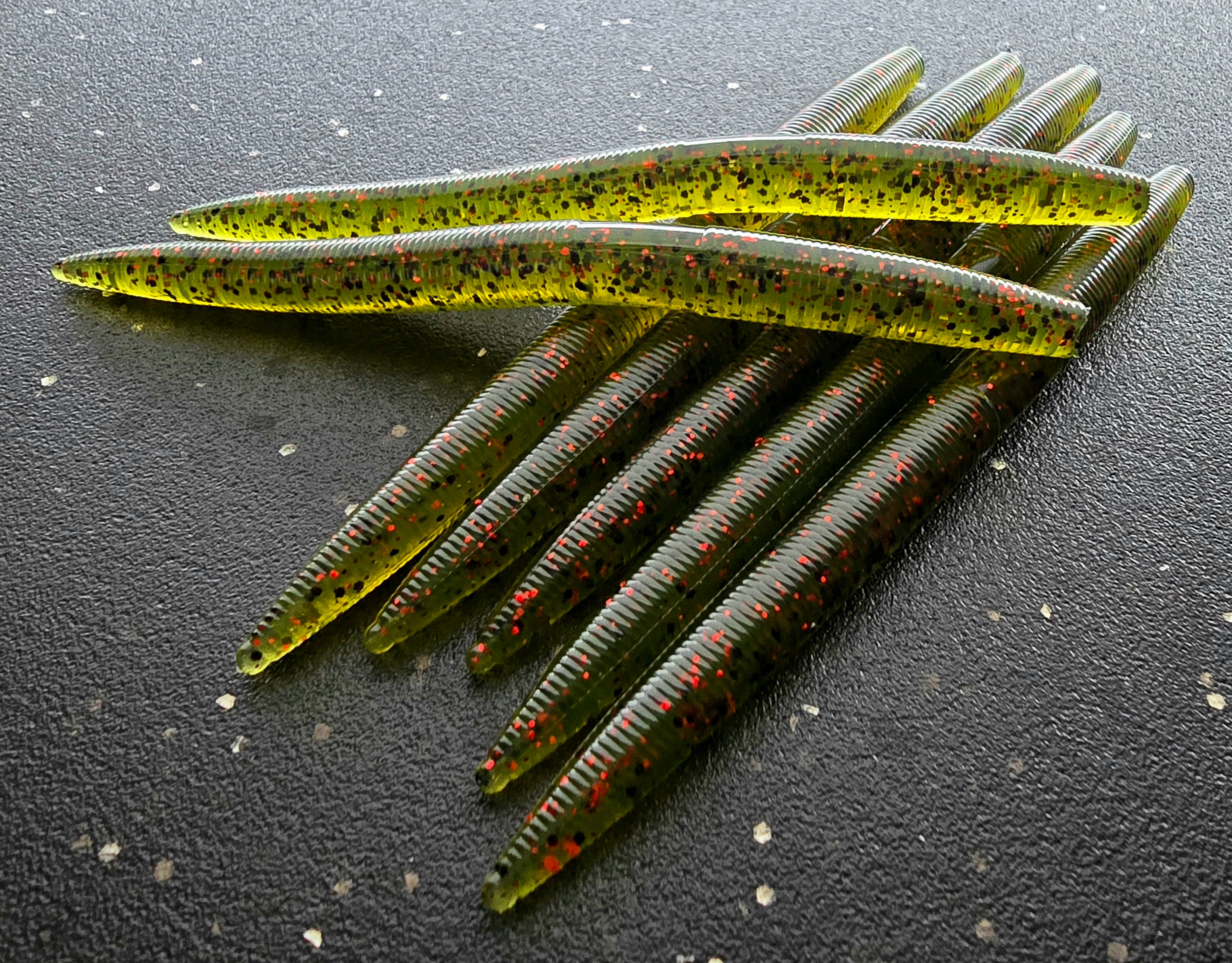 Watermelon Red Sapper Stick with Red, Black Flake